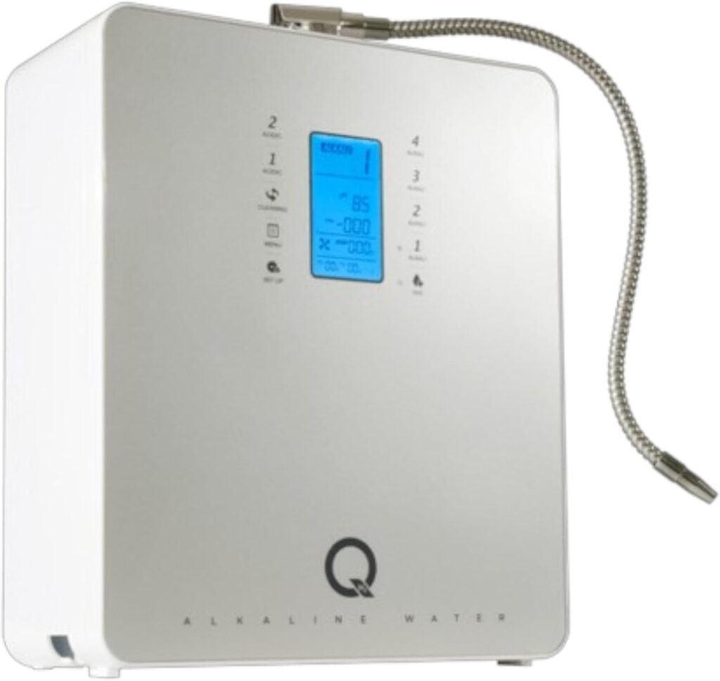 Tyent - Q-Series Water Ionizer - Dual Filtration System - Hydrogen Enhanced Water Purification - Adjustable pH Settings - Backlit Color Touch Panel Auto-Flow Stop Tyent - Q-Series Water Ionizer - Dual Filtration System - Hydrogen Enhanced Water Purification - Adjustable pH Settings - Backlit Color Touch Panel Auto-Flow Stop
